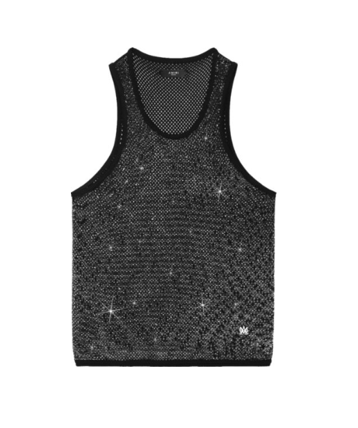 Amiri Black Crystal Embellished Tank Top-thehypepost-wEEPU.png
